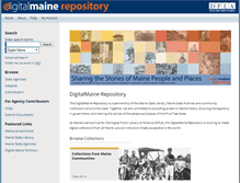 Tablet Screenshot of digitalmaine.com